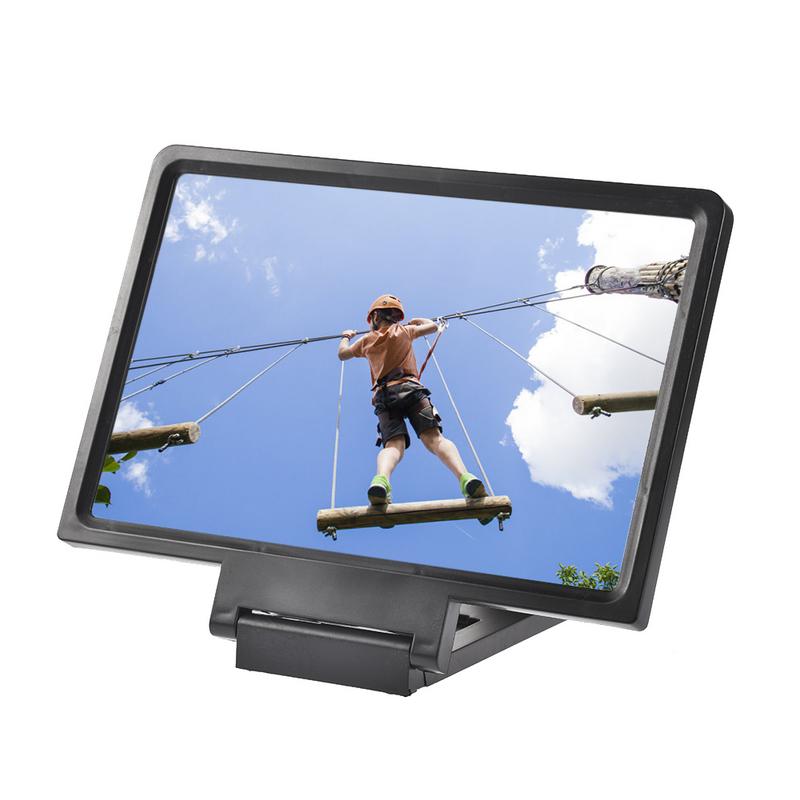 3D Screen Amplifier Foldable 1 PC Silicone Phone Screen Magnifier 3D Movies Phone Projector Eye Protection Easy To Carry Gadget