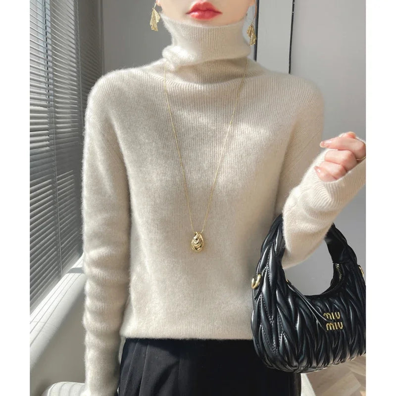 Women’s Autumn Winter Turtleneck - Jeglowstore