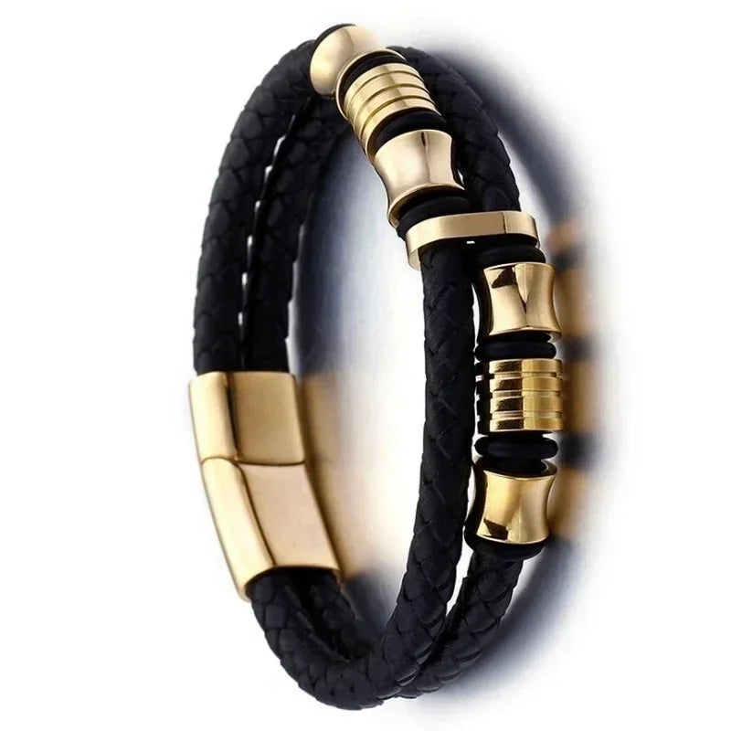 Men’s Handmade Leather Infinity Bracelet - Jeglowstore