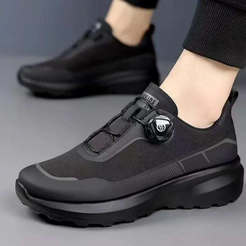 Men’s Rotating-Button Casual Sneakers - Jeglowstore