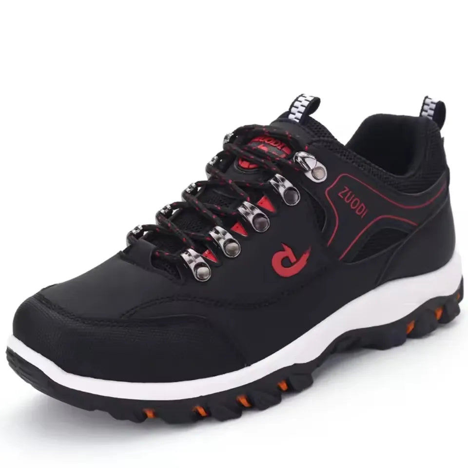 Men’s Lightweight Leather Casual Sneakers - Jeglowstore