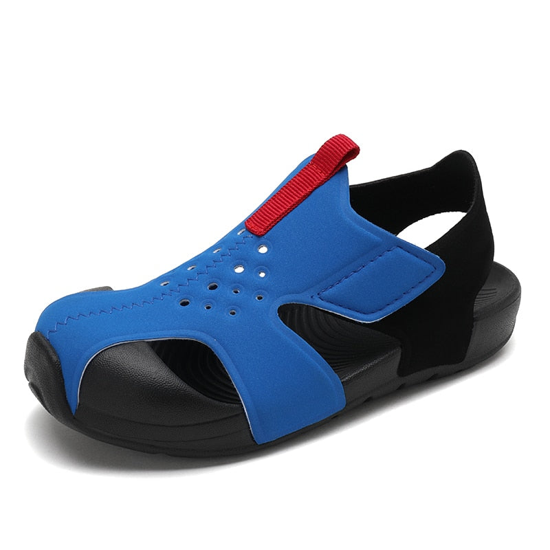 2023 Summer Candy Color Boys Sandals Kids Shoes Beach Mesh Sandalas Fashion Sports Shoes Girls Hollow Out Fashion Sneakers