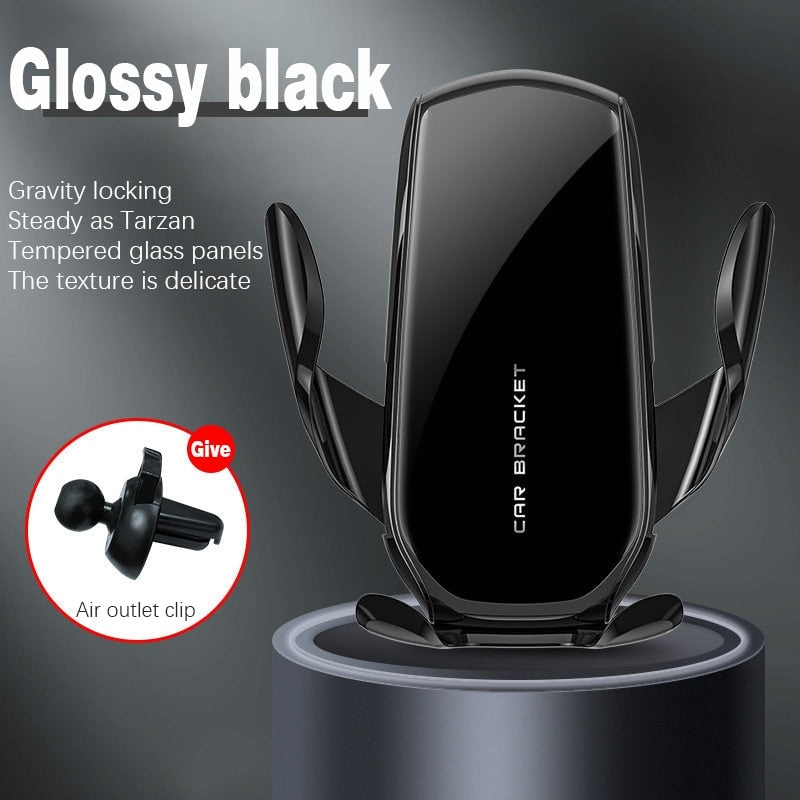 New Mirror Car Mobile Phone Holder Navigation Gravity Sensing Air Outlet Clip Universal Mobile Phone Holder Automotive Supplies