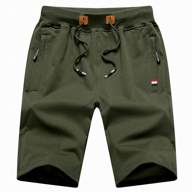 2022 New Men's Shorts Summer Breeches Cotton Casual Sweat Bermudas Men Black Homme Classic Brand Clothing Beach Shorts Male