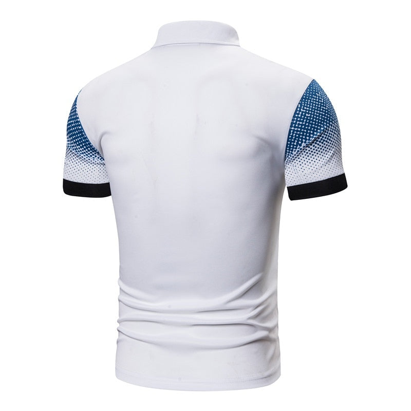 2022 Men Polo Men Shirt Short Sleeve Polo Shirt Print Polo New Clothing Summer Streetwear Casual Fashion Men tops