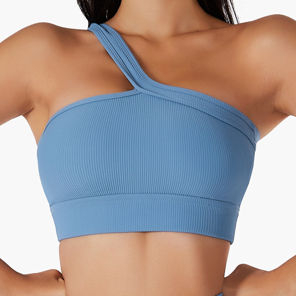 Seamless Women Yoga Set Workout Sportswear Gym Clothing Ribbed Fitness Long Sleeve Crop Top High Waist Leggings Sports Suits