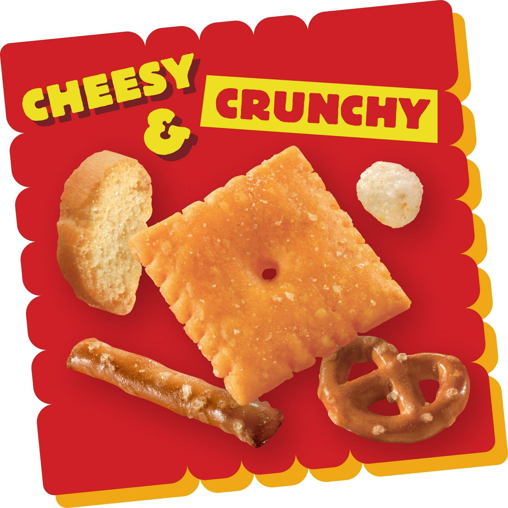 Pack of 2 - Cheez-It Snack Mix, Lunch Snacks, Office And Kids Snacks, Classic, 40Oz Bag (1 Bag)