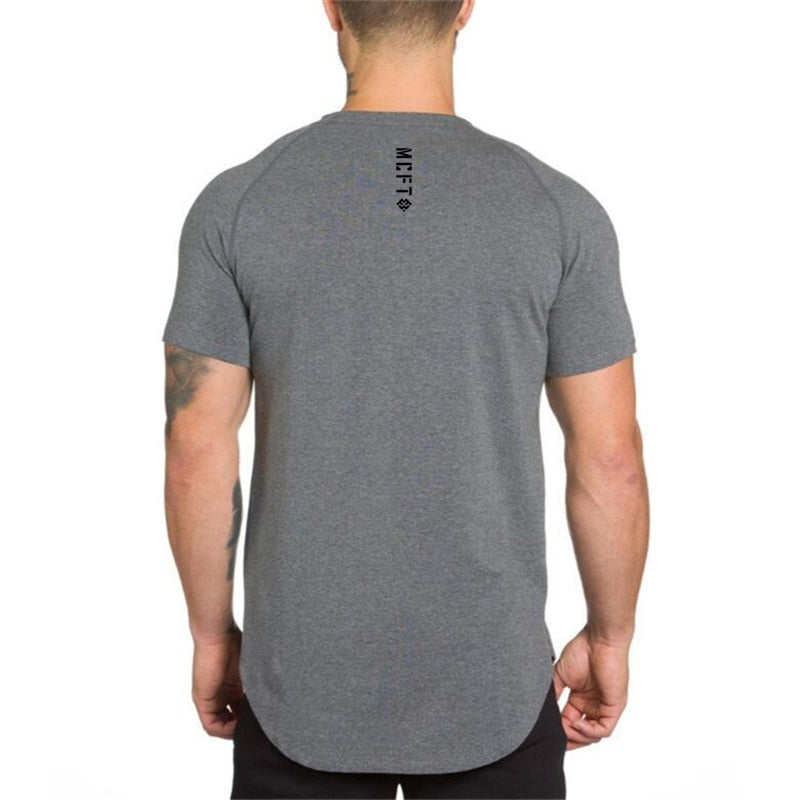 Muscleguys Summer Hip-Hop Short Sleeved T-Shirt
