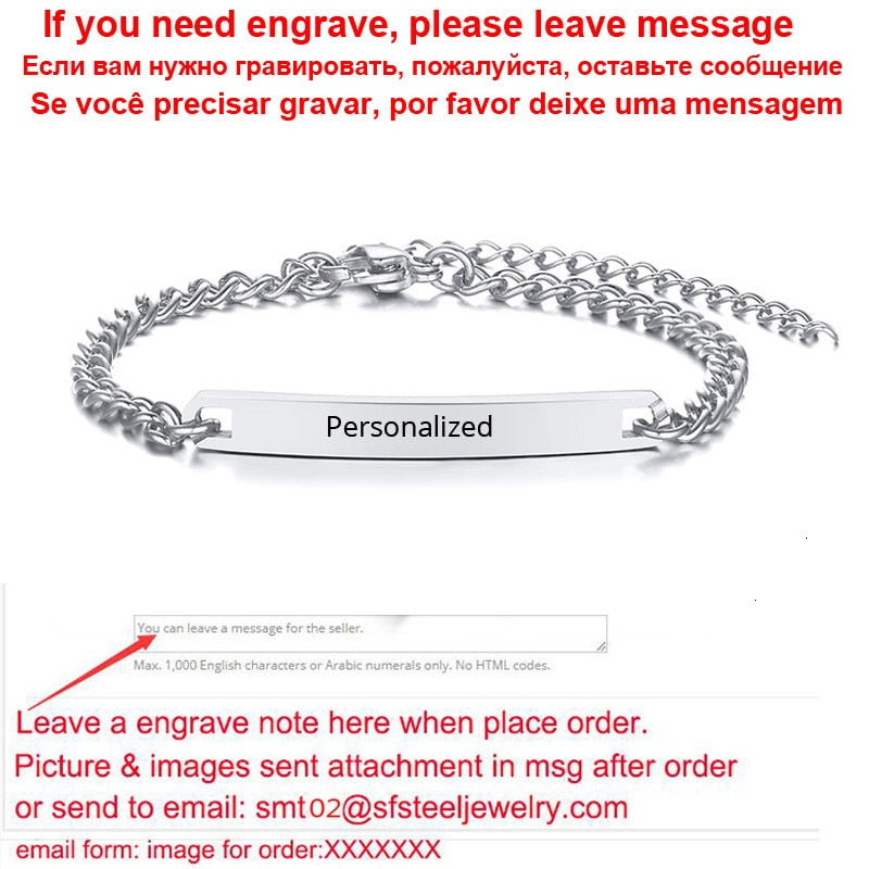 Personalize Baby Name Chain Smooth Bangle Link Gold Tone Bracelet