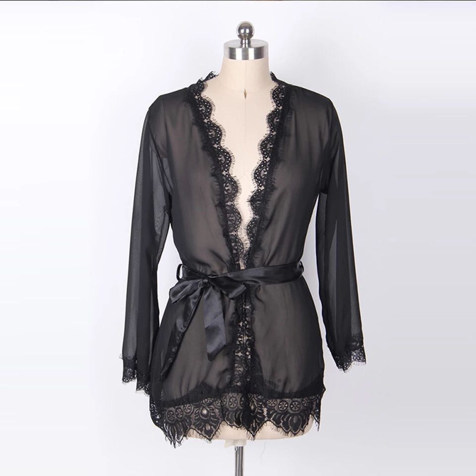 Sexy Lingerie Woman Erotic Pajamas Lace Lingerie Sex Clothes Babydoll Erotic Transparent Dress Black Sexy Lingerie Hot Dress