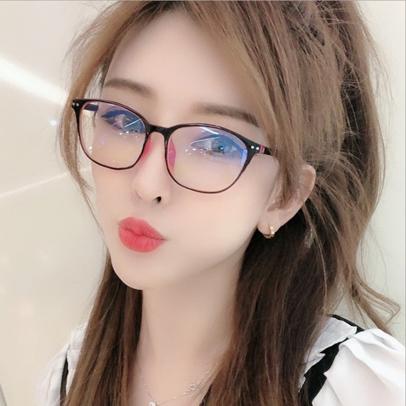 Fashion Reading Glasses Anti-Blue Light Women Men Computer Presbyopia Hyperopia Reading Eyeglasses+1.0+1.5+2.0+2.5+3.0+3.5+4.0 - Jeglowstore