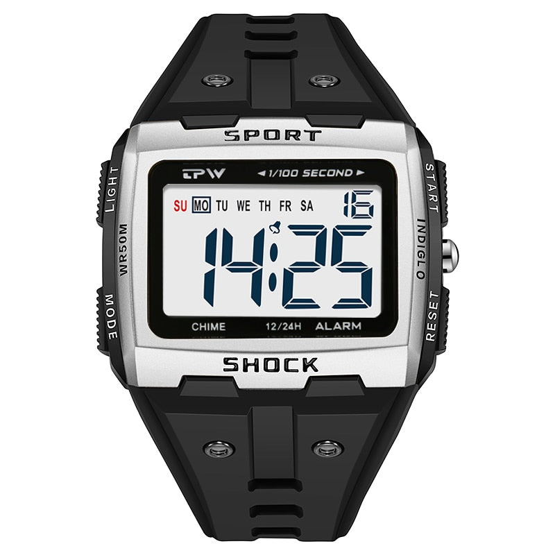 Big Numbers Water Resistant Men Digital Watch