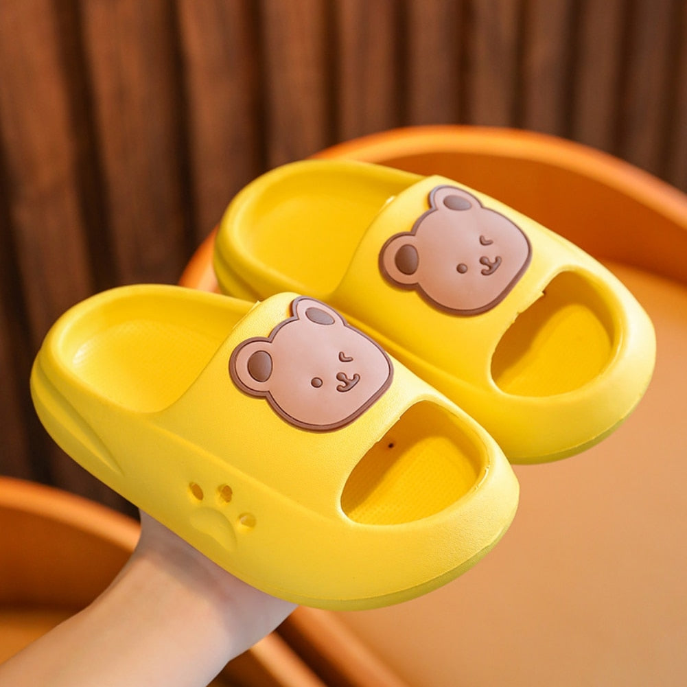 Beach Thick Flip Flops EVA Soft Slippers For Boys Girls