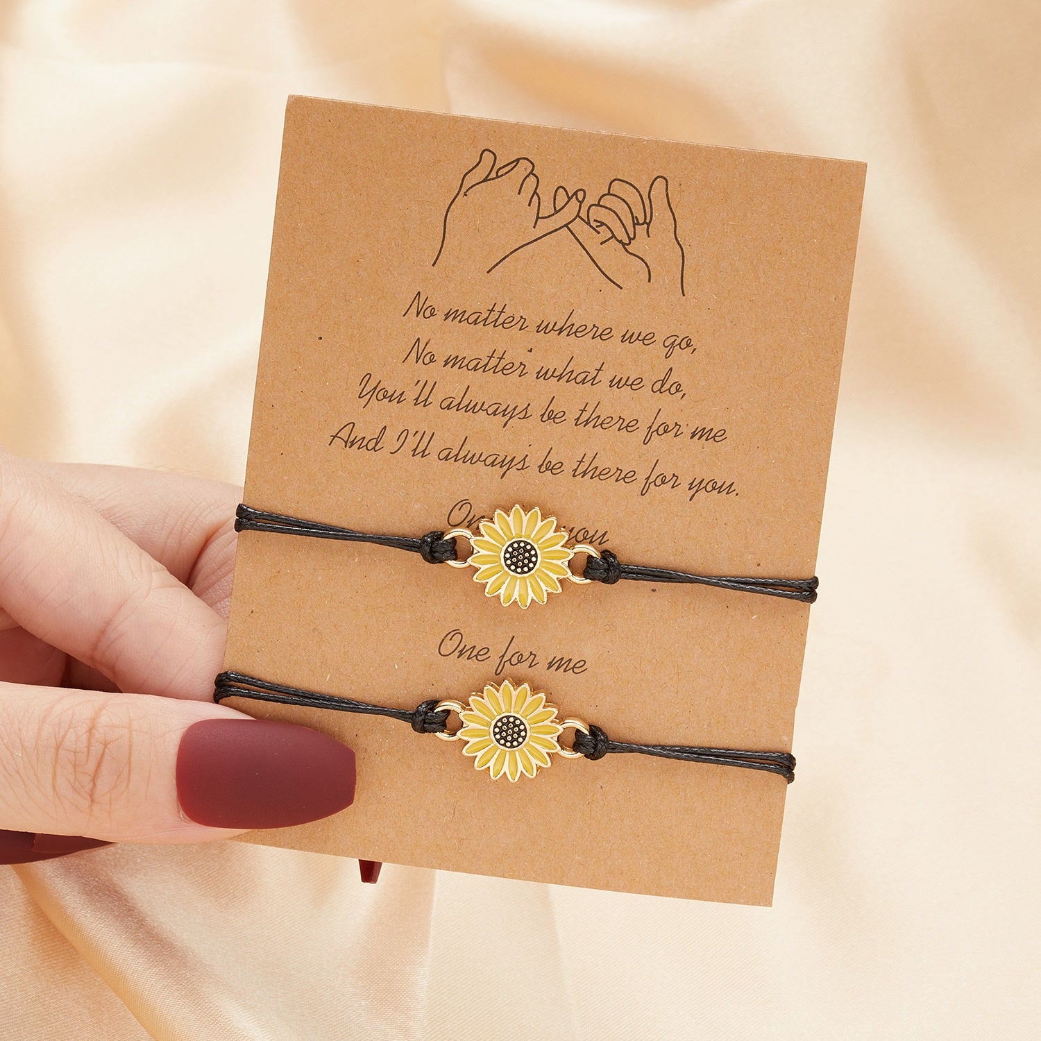 2pcs/set Charm Couple Friendship Bracelet