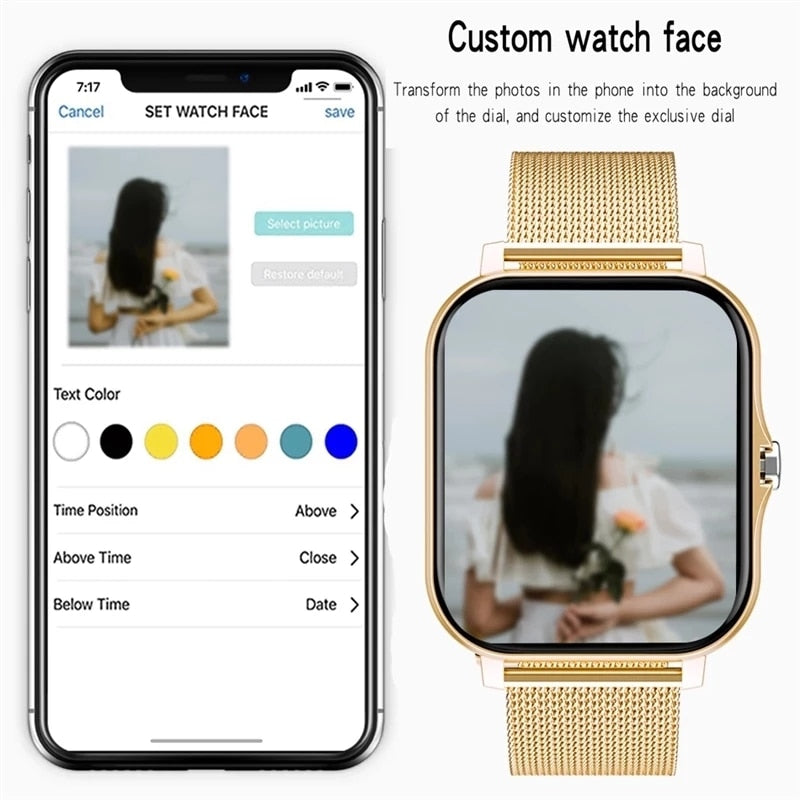 Full Touch Sport Smart Watch Unisex