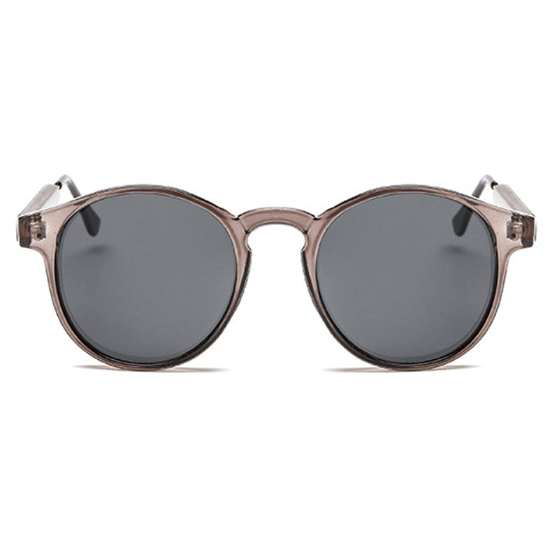 2022 Retro Round Transparent Sunglasses