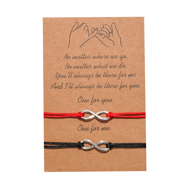 2pcs/set Charm Couple Friendship Bracelet