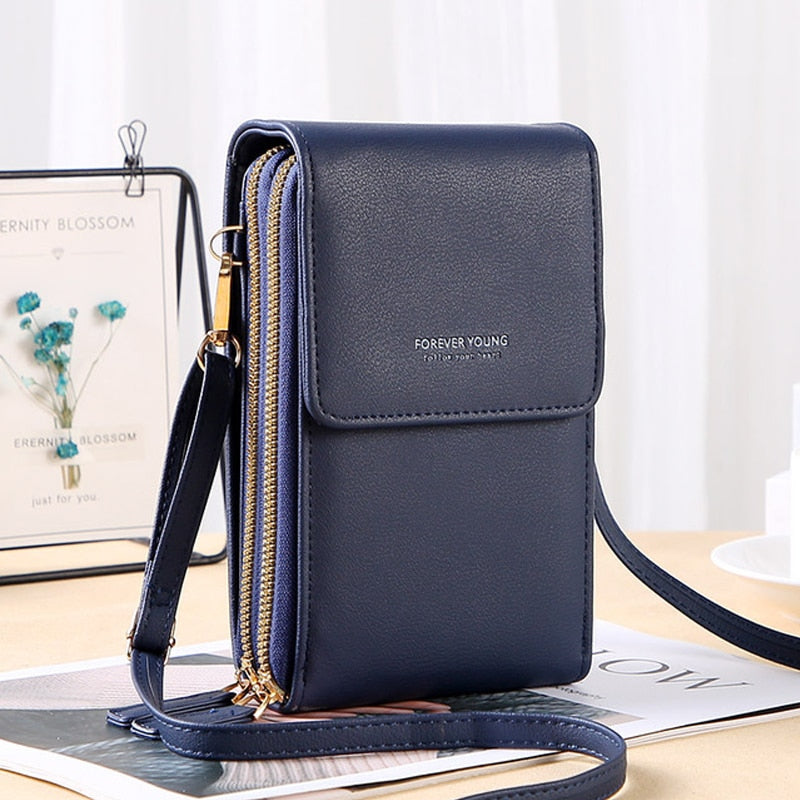 Buylor Soft Leather Women's Bag Wallets Touch Screen Cell Phone Purse Bags of Women Strap Handbag Female Crossbody Shoulder Bag