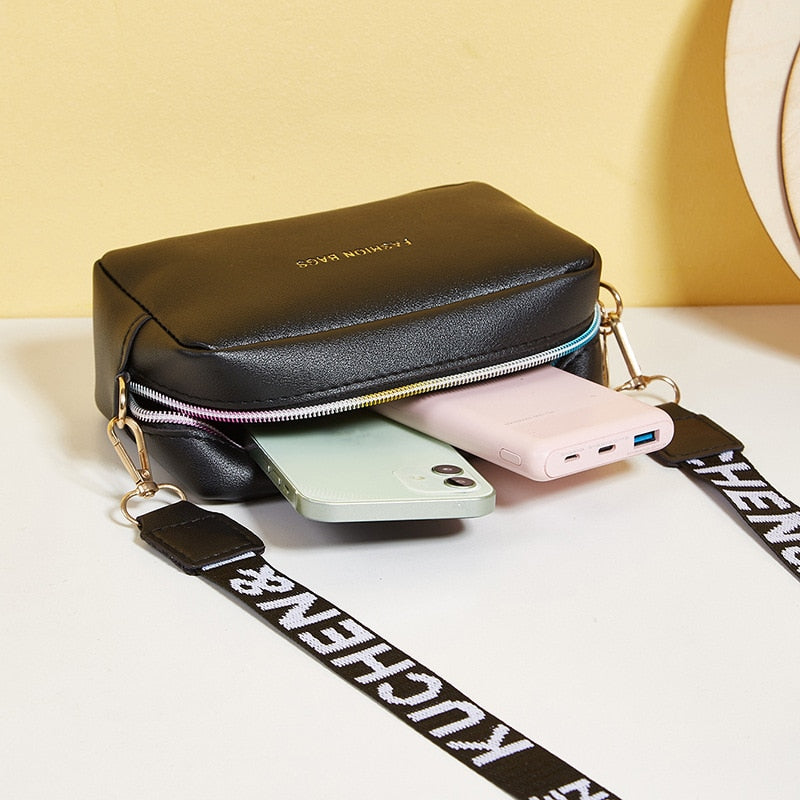 Pu Leather Simple Style Small Shoulder Bag