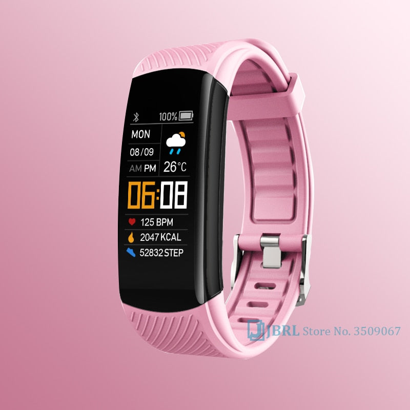 Fitness Tracker Android iOS Heart Rate Monitor Electronic Waterproof Smart Watch