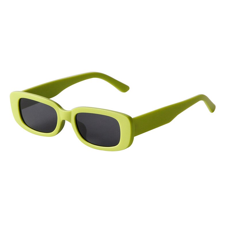 Emosnia Women Man Fashion Small Rectangle Candy Shades Sunglasses