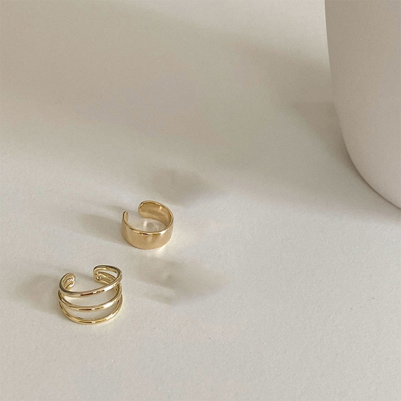 Minimalist 3Pcs/Set Clips Earring Unisex