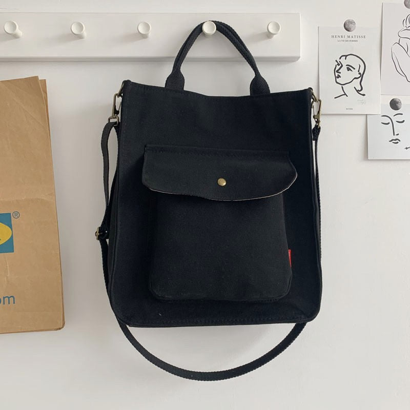 Corduroy Foldable Washable Canvas Crossbody Bag