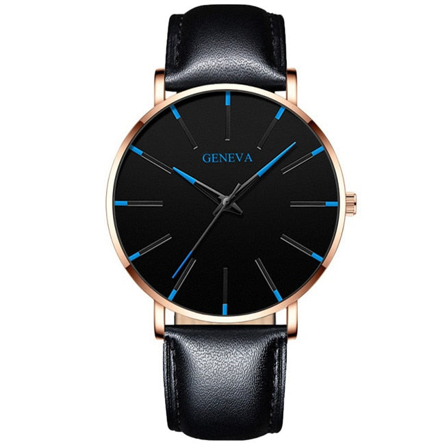 reloj hombre 2022 Watch Men Minimalist Ultra Thin Watches Men's Fashion Stainless Steel Mesh Belt Quartz Watch relogio masculino