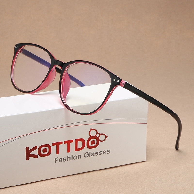 Fashion Reading Glasses Anti-Blue Light Women Men Computer Presbyopia Hyperopia Reading Eyeglasses+1.0+1.5+2.0+2.5+3.0+3.5+4.0 - Jeglowstore