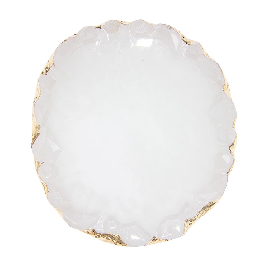 Resin Jewelry Display Plate Necklace Ring Earrings Display Painted palette Tray Jewelry Holder Organizer Decoration jewelry