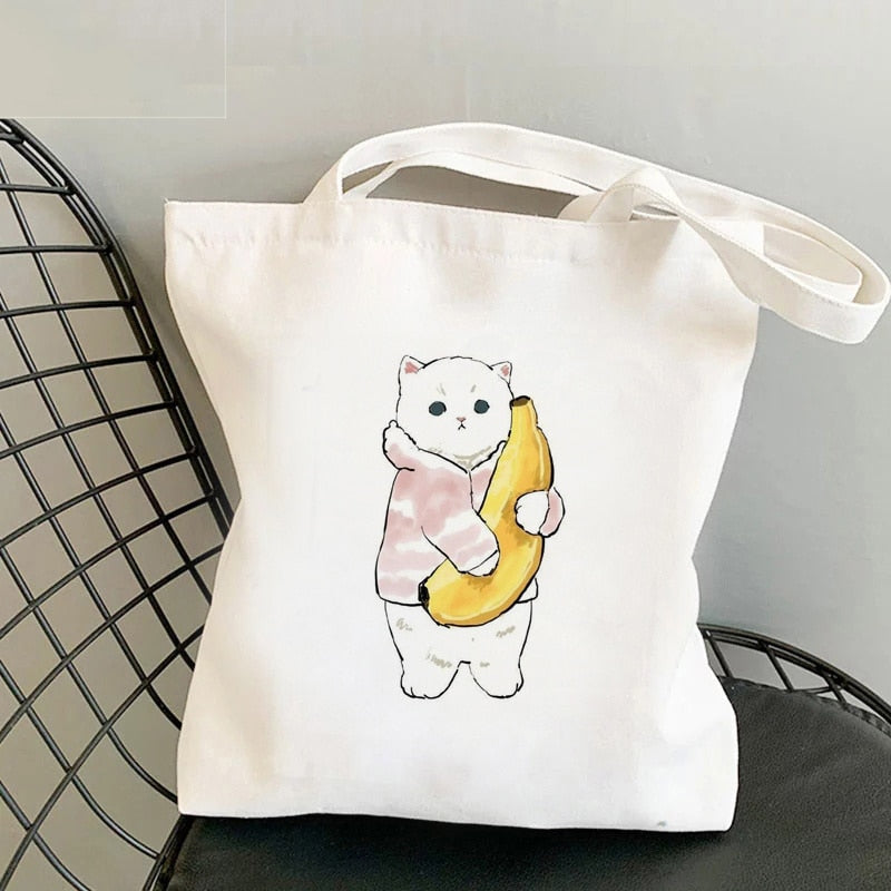 Cat Shark Shopping Bag