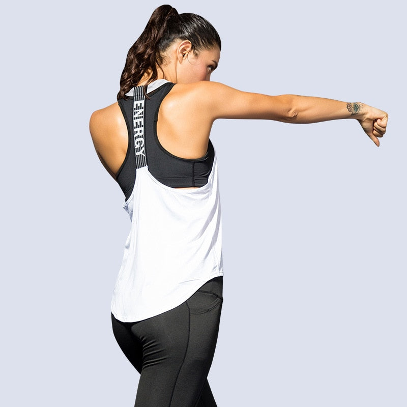 2023 Gym Tops Women's Sports Top Letter Backless Shirts Sleeveless Yoga Tops Fitness Running Quick Dry Tank Crop Top