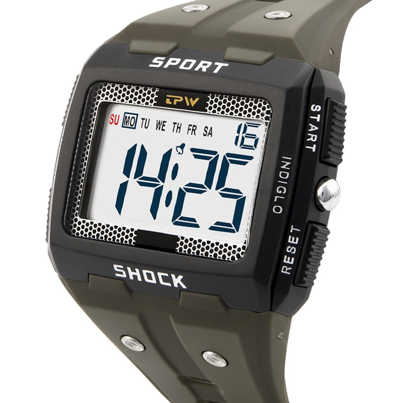 Big Numbers Water Resistant Men Digital Watch