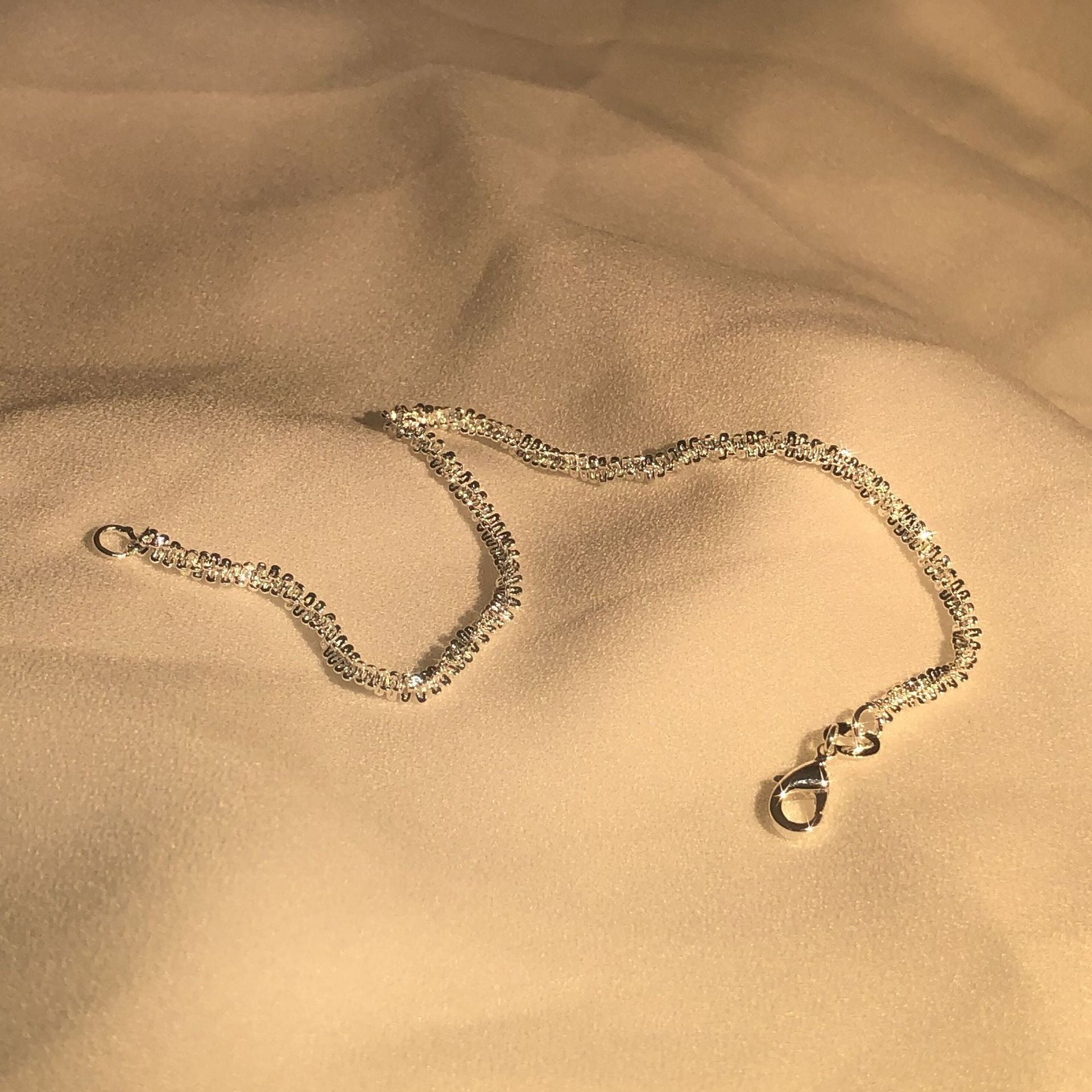 New 925 Sterling Silver 1.5mm Shiny Bracelet - Jeglowstore