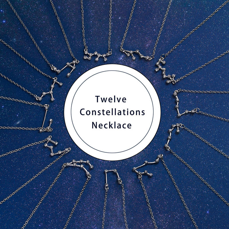 Cardboard Star Zodiac Sign 12 Constellation Bracelet