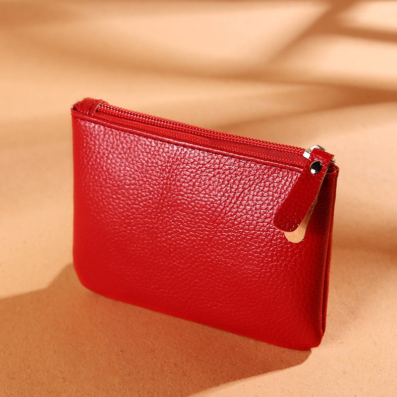 Daisy Print Coin Purse Women Mini Wallets Clutch With Zipper Keychain Small Coin Pouch Bag Female Pouch Key Card Holder Wallet