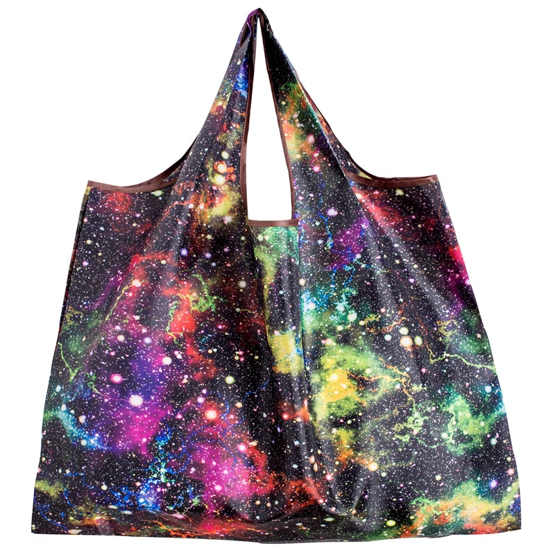 Big Size Thick Nylon Large Tote ECO Reusable Polyester Portable Foldable Bag