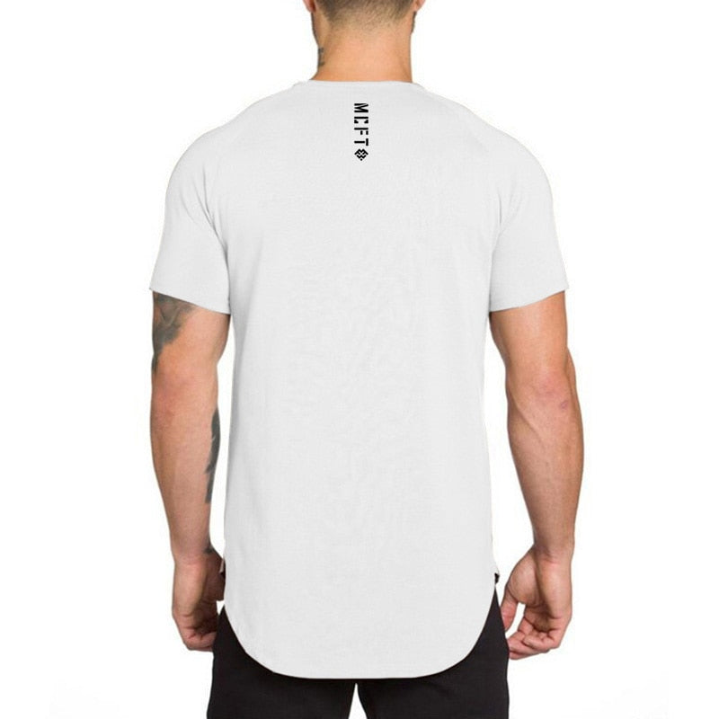 Muscleguys Summer Hip-Hop Short Sleeved T-Shirt