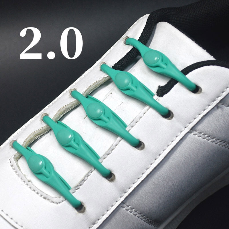 16pcs Silicone Shoelaces Round Elastic Shoe Laces - Jeglowstore
