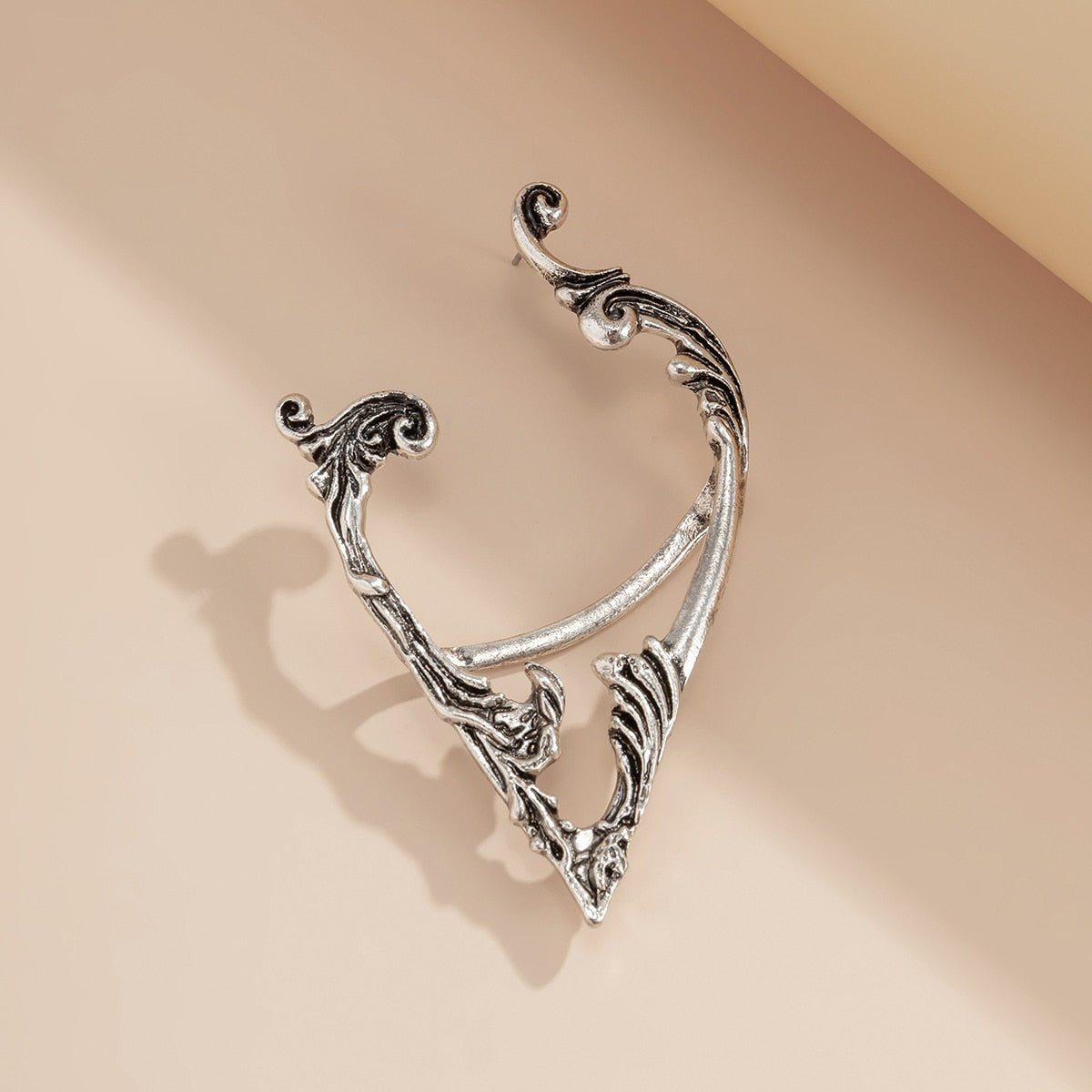 Punk Fairy Ear Cuff Earring Dark Elf Ear Clip No Piercing Earrings
