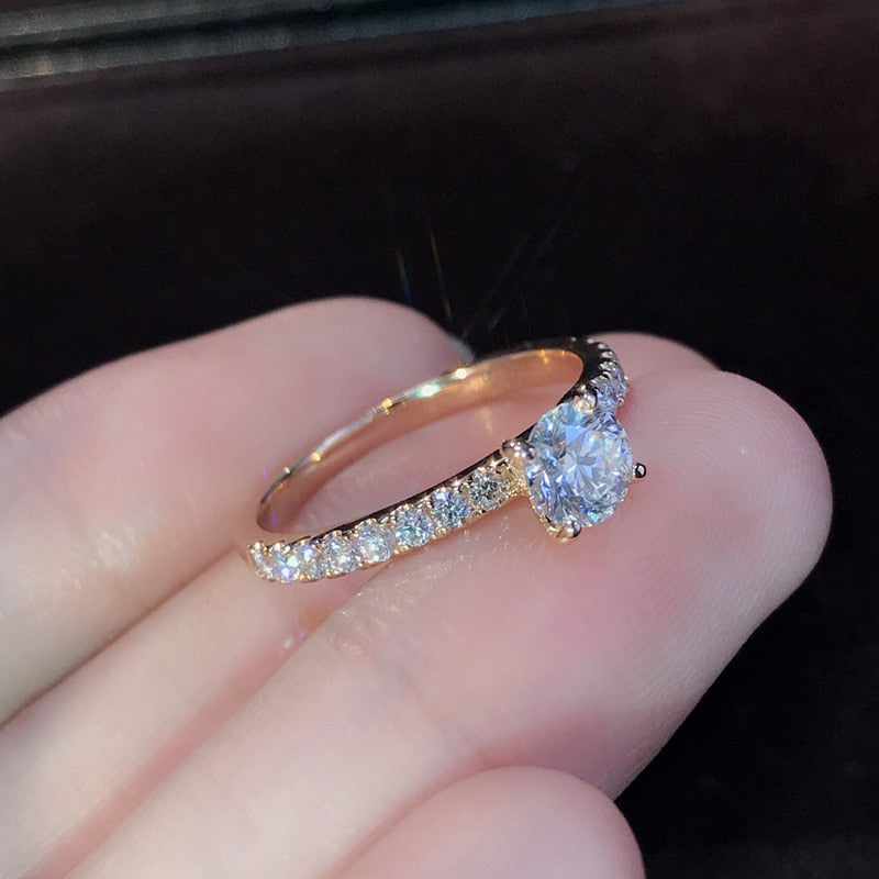 Hot Selling Trendy Claws Design Crystal Zircon Ring