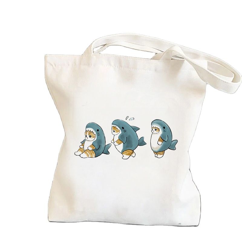 Cat Shark Shopping Bag