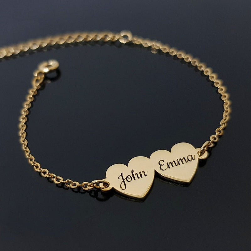 Personalized Names Stainless Steel Bracelet