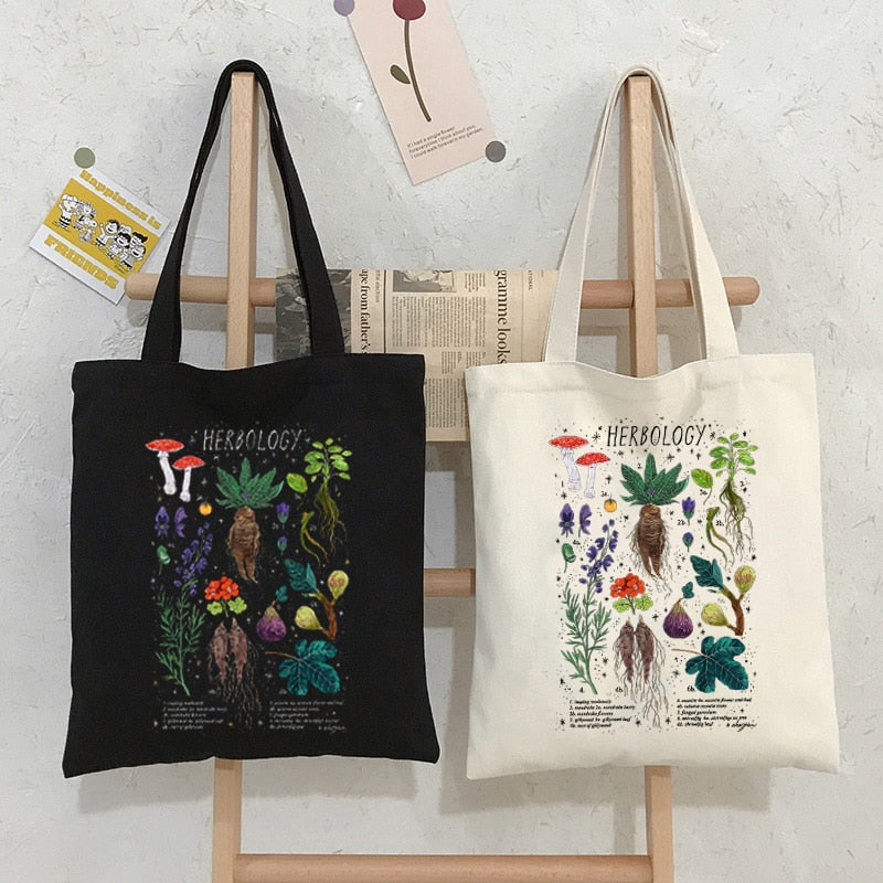 Mushroom Shoulder Canvas Bag