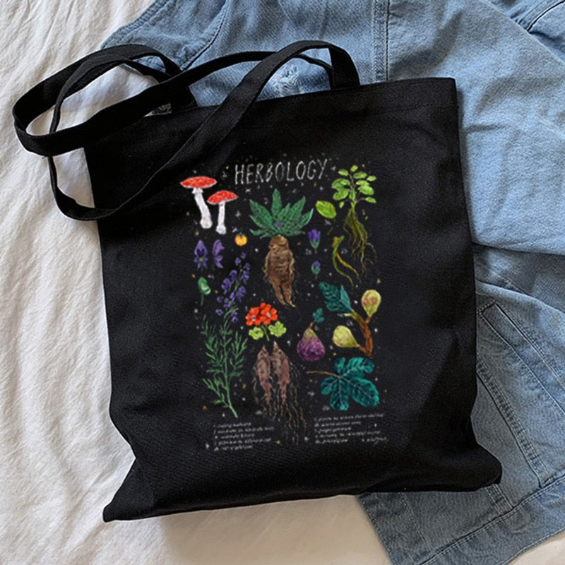 Mushroom Shoulder Canvas Bag