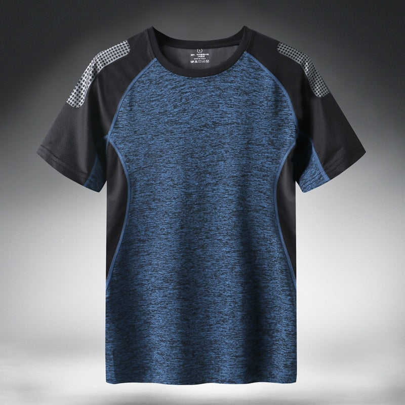 Quick Dry Sport T Shirt Men Short Sleeves Summer Casual Cotton