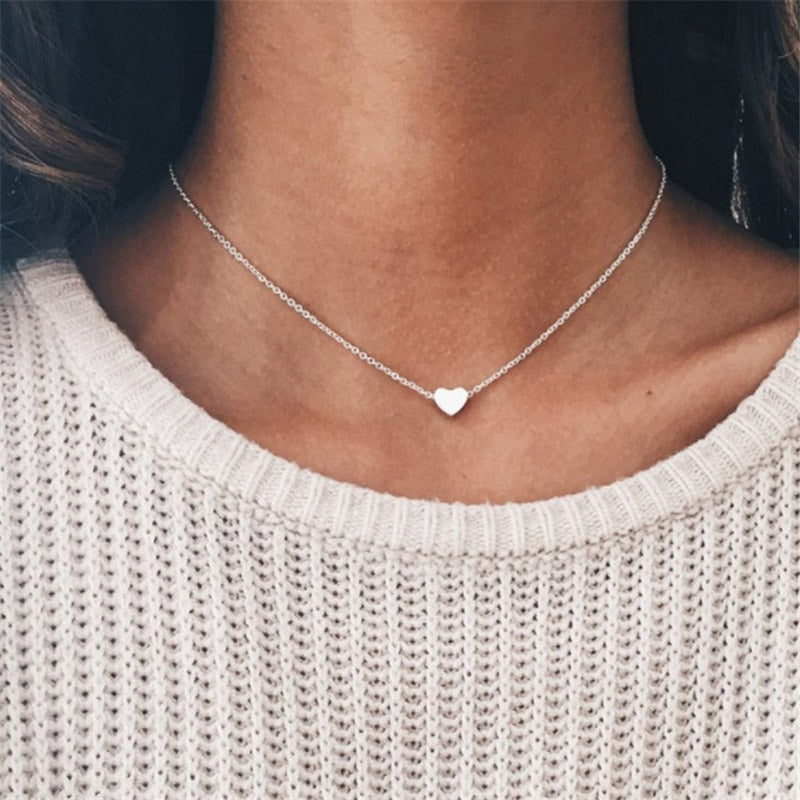 Women Fashion Gold Color Necklace Bijoux