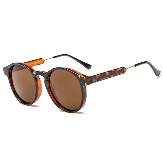 2022 Retro Round Transparent Sunglasses