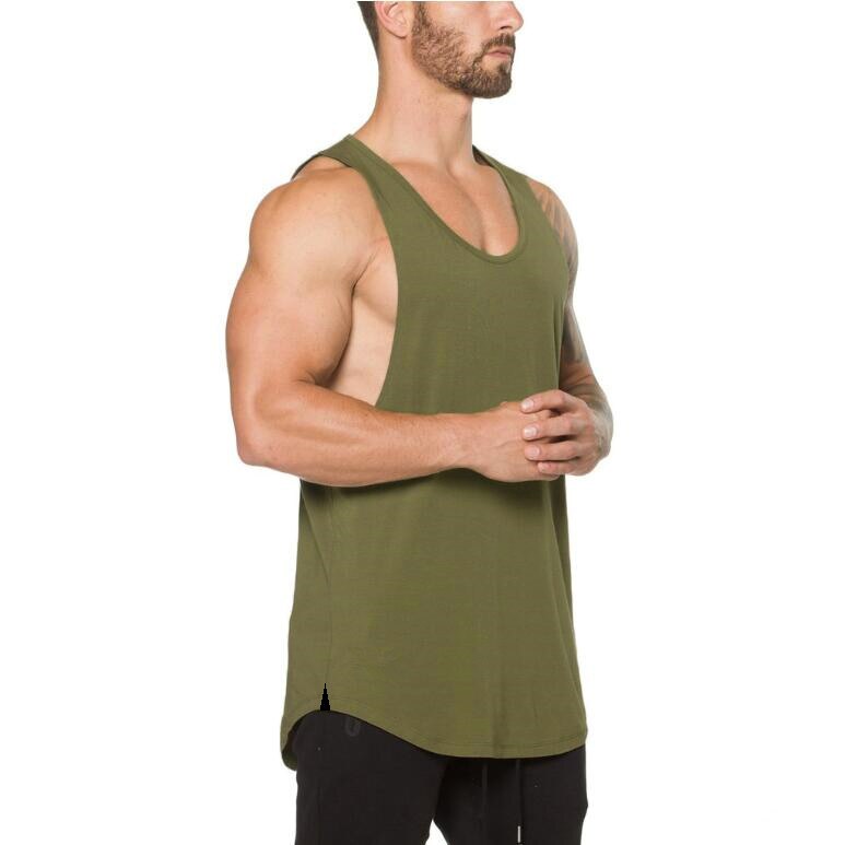 Ccotton singlets canotte bodybuilding stringer tank top