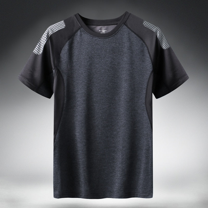 Quick Dry Sport T Shirt Men Short Sleeves Summer Casual Cotton